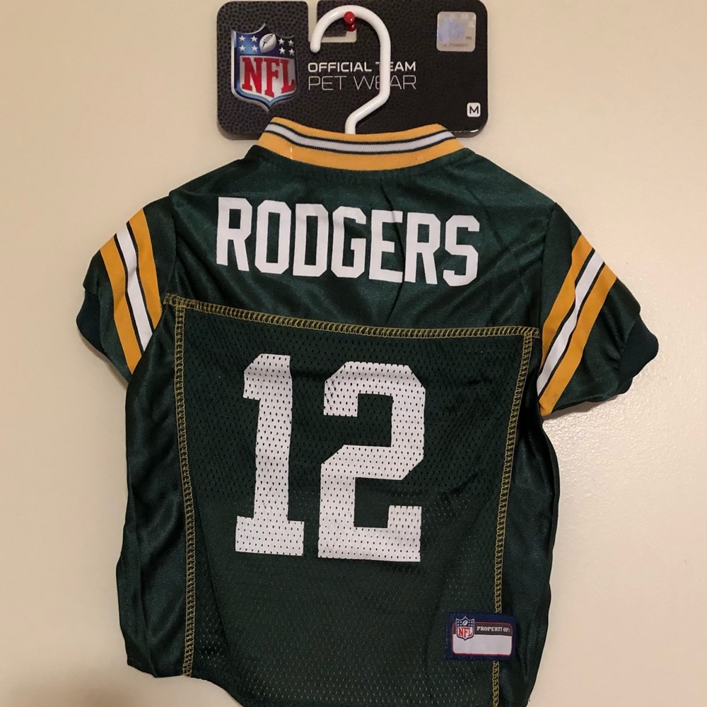 Pets First NFL Green Dog Jersey